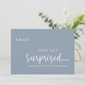 Grappig Zal je mijn bruidsmeisje zijn Voorstelkaar Kaart (Staand voorkant)