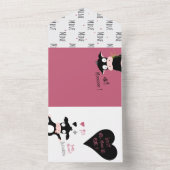 Grappig Zal Mooo Van Mij Zijn? Koeienliefde + Vale All In One Uitnodiging (Binnen)