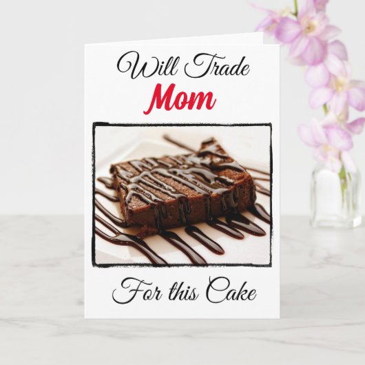 Grappig Zal Ruilen Voor: Moeder Kaart (Orchidee)