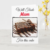 Grappig Zal Ruilen Voor: Moeder Kaart (Gele Bloem)