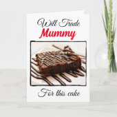 Grappig Zal Ruilen Voor: Mummie Kaart (Voorkant)