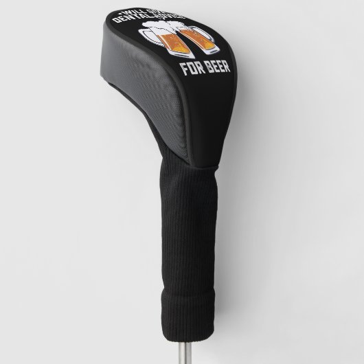 Grappig zal tandheelkundig advies geven voor bier golfheadcover (Schuin)