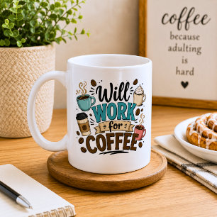 Grappig Zal Werken voor Koffie Koffiemok