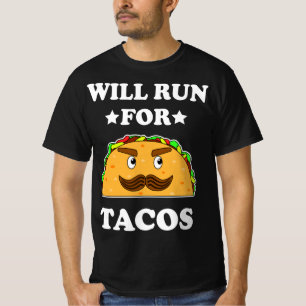 Grappig zal zijn voor Tacos-illustratie T-shirt