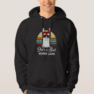 Grappig ze is een slechte mama lama mama oma hoodie