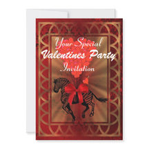 Grappig zebra & liefdeshart Valentijns feest