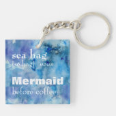 Grappig Zee Hag Definition 🧜‍♀Zeemeermin Voor Kof Sleutelhanger (Achterkant)