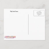 Grappig Zee-havik Bird·Custom Aankondigingskaart (Achterkant)