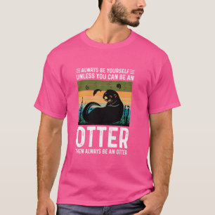 Grappig Zee Otter Lover Animal Gift Mannen Vrouwen T-shirt