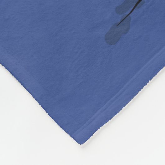 Grappig zee vogel omringd door cartoon van haaien fleece deken (Hoek)