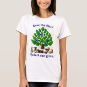 Grappig "Zeeen de dag! Verzamel Zee" Tree T-shirt (Voorkant)