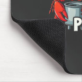 Grappig zeg nee tegen pot met krab kreeft muismat (Hoek)
