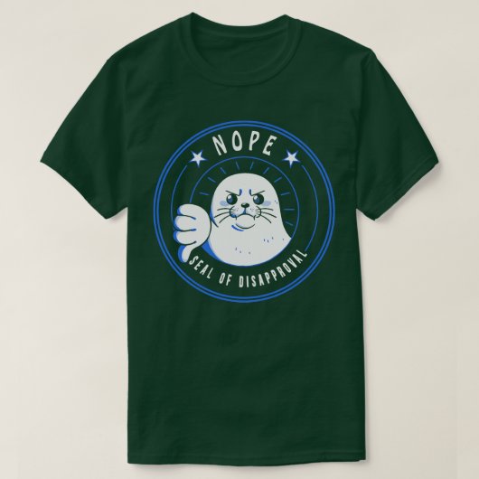 Grappig zegel van afkeuring door Tobe Fonseca T-shirt (Design voorkant)