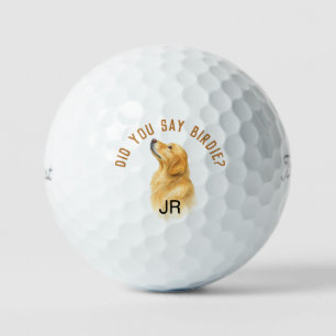 Grappig zei je Birdie Dog Gepersonaliseerde initia Golfballen