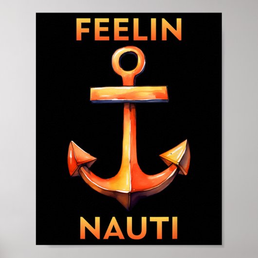 Grappig Zeilen En Varen Poster (Voorkant)