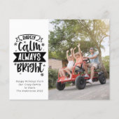 Grappig Zelden Kalm Altijd Helder Foto Vakantiekaa Flyer (Voorkant)