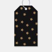 Grappig zelden kalm altijd heldere foto ster cadeaulabel (Achterkant)