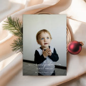 Grappig Zelden Rustig Altijd Heldere Kinder Foto Feestdagenkaart