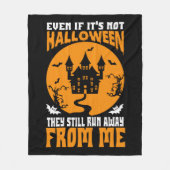 Grappig zelfs als het geen halloween fleece Blanke (Voorkant)