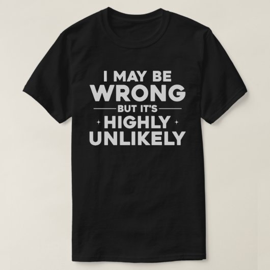 Grappig Zelfvertrouwen Citaat Typografie Ontwerp T-shirt (Design voorkant)