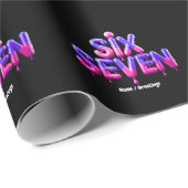 Grappig Zes Zeven 67 Meme Gen Alpha Cool Viral Sty Cadeaupapier (Rol Hoek)