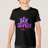 Grappig Zes Zeven 67 Meme Gen Alpha Cool Viral Sty Tri-Blend Shirt (Voorkant)