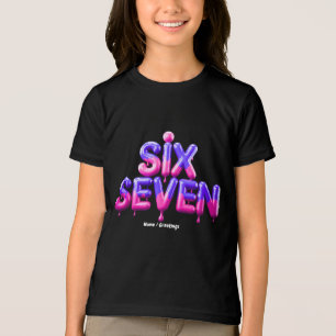 Grappig Zes Zeven 67 Meme Gen Alpha Cool Viral Sty Tri-Blend Shirt