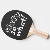 Grappig zestig, wat citaat 60th Birthday Tafeltennisbatje (Zijkant)