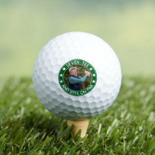 Grappig Zeven-t-shirt & Nog steeds op Par 70e Verj Golfballen