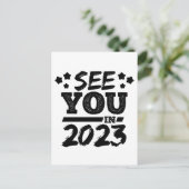 grappig Zie je in 2023 Briefkaart (Staand voorkant)