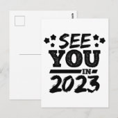 grappig Zie je in 2023 Briefkaart (Voorkant / Achterkant)