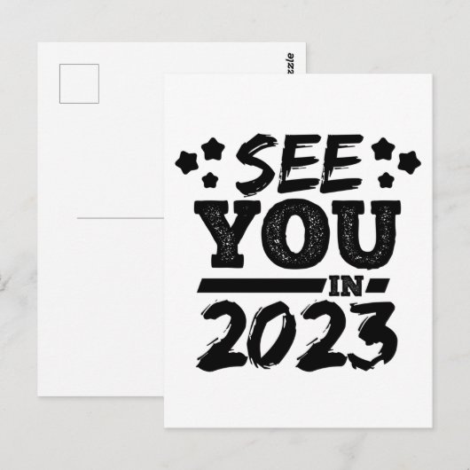 grappig Zie je in 2023 Briefkaart (Voorkant / Achterkant)