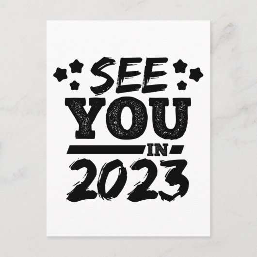 grappig Zie je in 2023 Briefkaart (Voorkant)