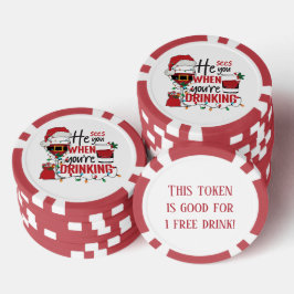 Grappig ziet dat je drink gratis drink partij poker chips