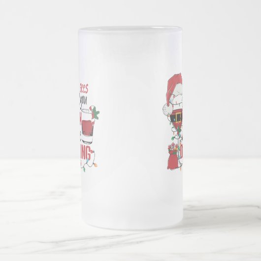 Grappig ziet dat je kerst drink matglas bierpul (Center)