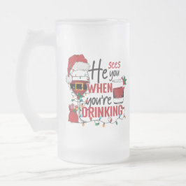 Grappig ziet dat je kerst drink matglas bierpul