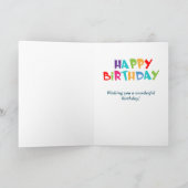 Grappig zige zuster Birthday Kaart (Binnen)