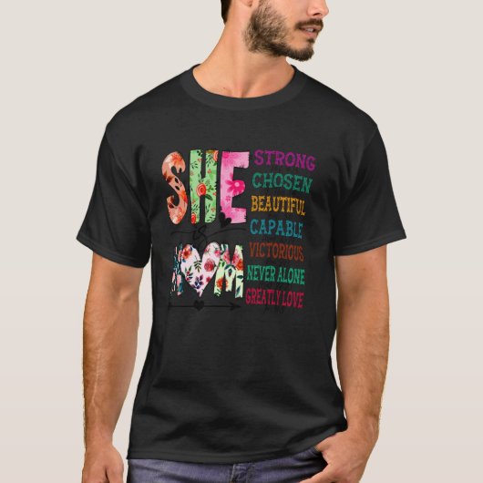 Grappig Zij Is Moeder Mama Moeders Moederdag T-shirt (Voorkant)