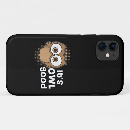 Grappig zijn uil goed cadeau dierenvriend Case-Mate iPhone case (Achterkant (horizontaal))