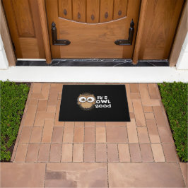 Grappig zijn uil goed cadeau dierenvriend deurmat