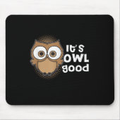 Grappig zijn uil goed cadeau dierenvriend muismat (Voorkant)