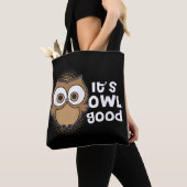 Grappig zijn uil goed cadeau dierenvriend tote bag (Dichtbij)