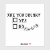 Grappig zijn uw Drink tacos-laptop Sticker (Vel)