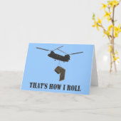 Grappig zo rol ik kaart (Gele Bloem)