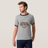 Grappig zo veel herten jager jacht vissen ontwerp t-shirt (Voorkant volledig)