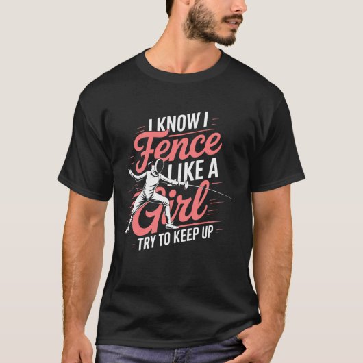 Grappig zoals schermer schermen waardering t-shirt (Voorkant)
