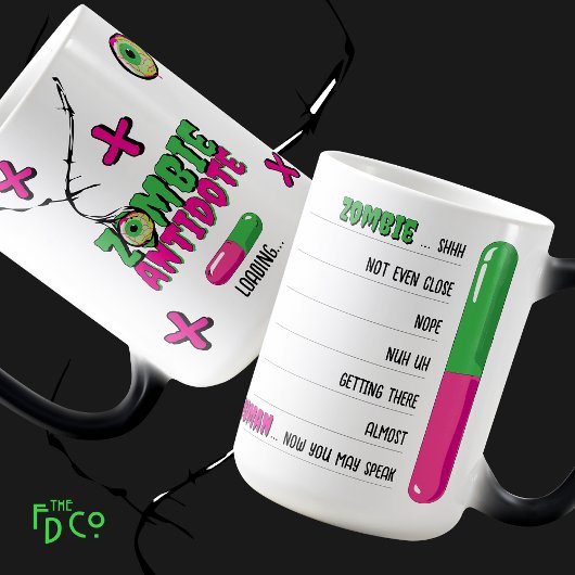 Grappig Zombie Antidote laden... Zombie voor de me Magische Mok