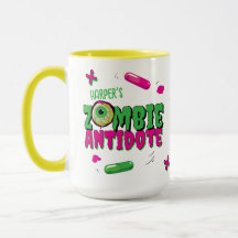 Grappig Zombie Antidote Shhh...
