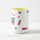 Grappig Zombie Antidote Shhh... Mok (Midden)