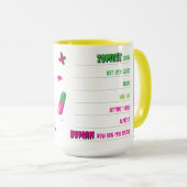 Grappig Zombie Antidote Shhh... Mok (Voorkant rechts)